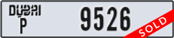 dubai - code - P - number -9447