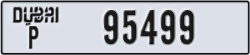 dubai - code - P - number -95499