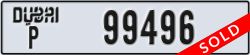 dubai - code - P - number -99496