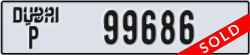 dubai - code - P - number -99686