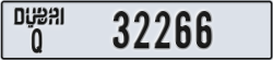 dubai - code - Q - number -32266