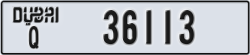 dubai - code - Q - number -36113