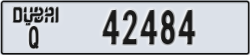 dubai - code - Q - number -42484