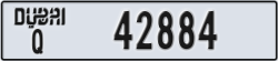 dubai - code - Q - number -42884