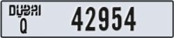 dubai - code - Q - number -42954