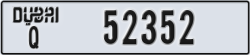 dubai - code - Q - number -52352
