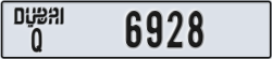 dubai - code - Q - number -6928