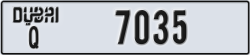 dubai - code - Q - number -6956