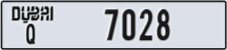 dubai - code - Q - number -7028