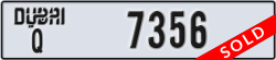 dubai - code - Q - number -7356