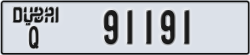 dubai - code - Q - number -91191