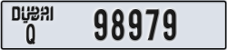 dubai - code - Q - number -98979