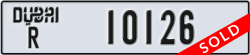 dubai - code - R - number -10126