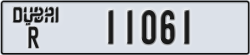 dubai - code - R - number -11061