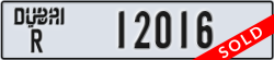 dubai - code - R - number -12016