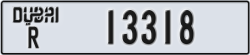 dubai - code - R - number -13318