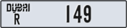 dubai - code - R - number -149