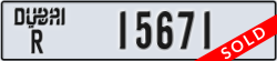 dubai - code - R - number -15671