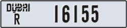 dubai - code - R - number -16155