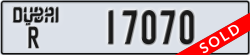 dubai - code - R - number -17070