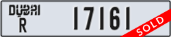 dubai - code - R - number -17161
