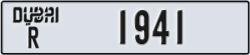 dubai - code - R - number -1941