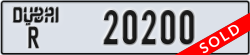 dubai - code - R - number -20200