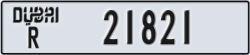 dubai - code - R - number -21821