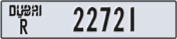 dubai - code - R - number -22721