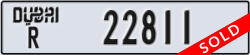 dubai - code - R - number -22811