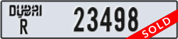 dubai - code - R - number -23419