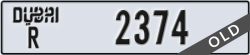 dubai - code - R - number -2374