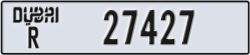dubai - code - R - number -27427