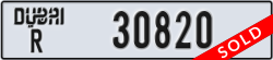 dubai - code - R - number -30820
