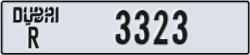 dubai - code - R - number -3323