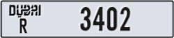 dubai - code - R - number -3402