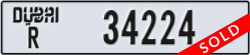 dubai - code - R - number -34224