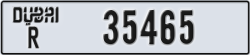 dubai - code - R - number -35465