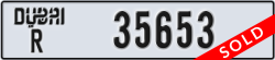 dubai - code - R - number -35653