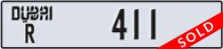 dubai - code - R - number -411