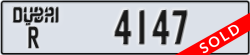 dubai - code - R - number -4147