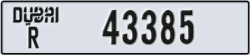dubai - code - R - number -43385