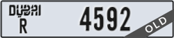 dubai - code - R - number -4592