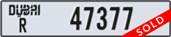 dubai - code - R - number -47377