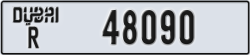 dubai - code - R - number -48090