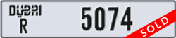 dubai - code - R - number -5074