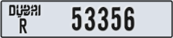 dubai - code - R - number -53356