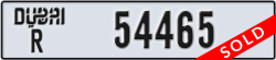 dubai - code - R - number -54465