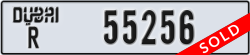 dubai - code - R - number -55256