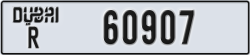 dubai - code - R - number -60907